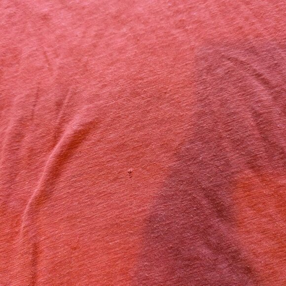 Eileen Fisher Hemp and Cotton Cowl Neck Dress size large color orange - Picture 5 of 8